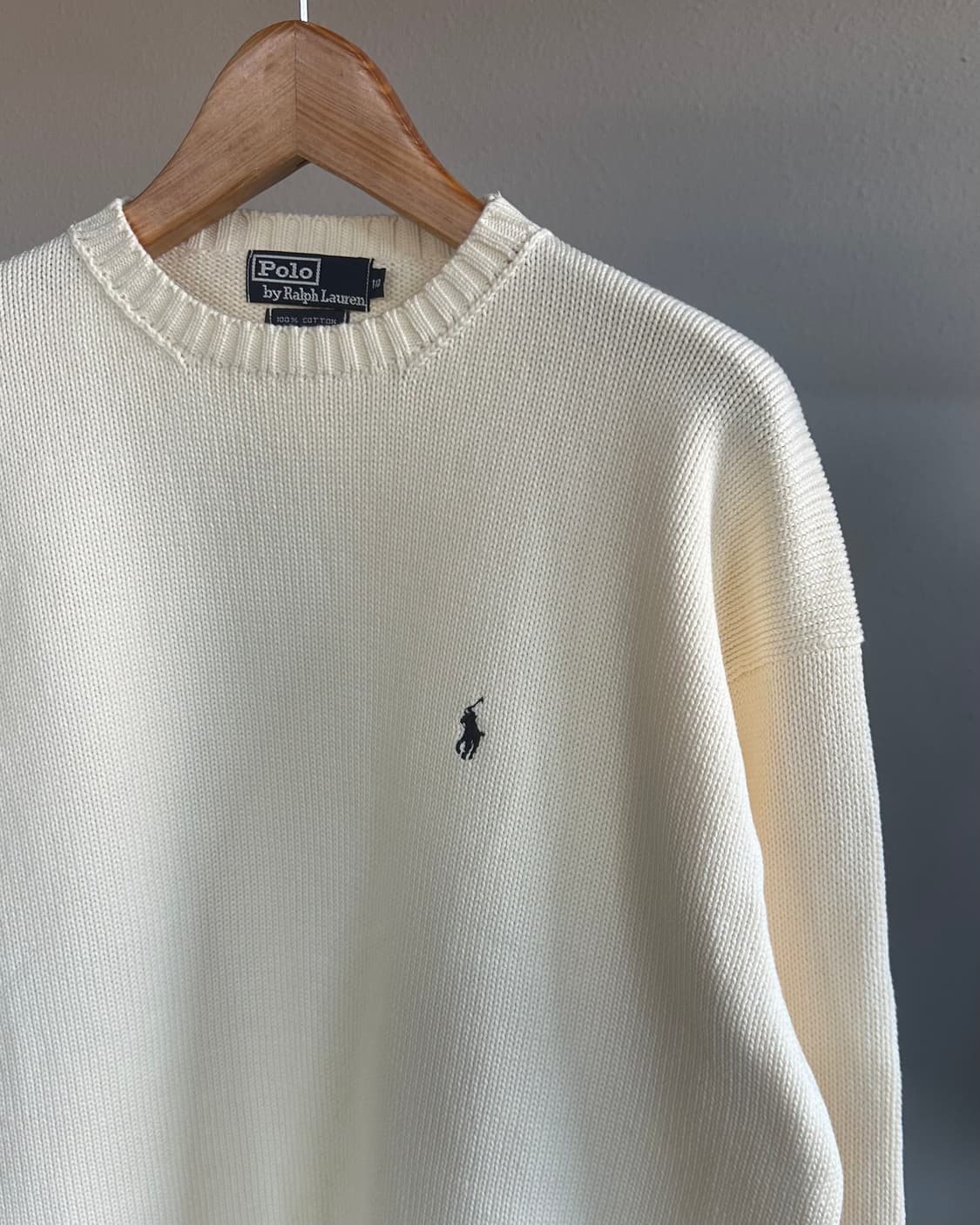 [XL]폴로 랄프로렌 코튼 니트 스웨터 상품이미지4