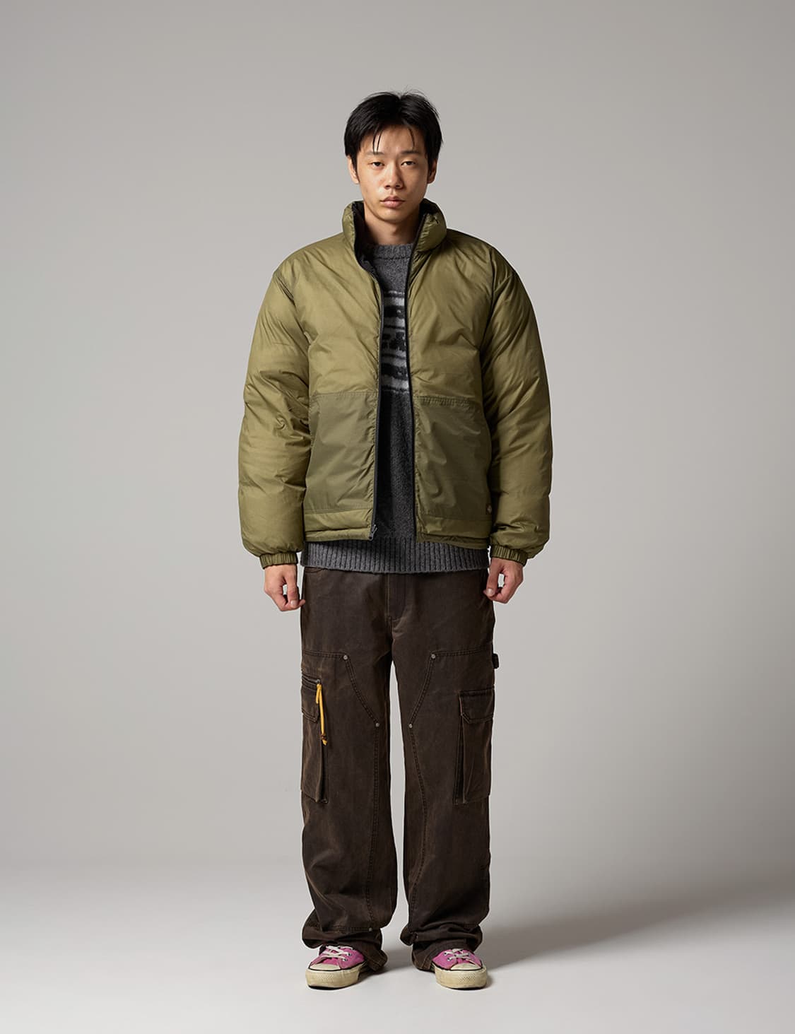 디키즈 리버서블 헤비 다운 재킷 XL (새상품) 상품이미지8