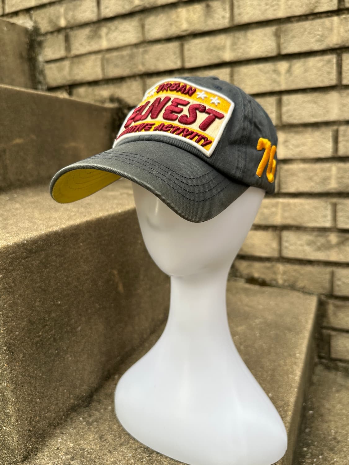 Vintage washing embossed cap 상품이미지5