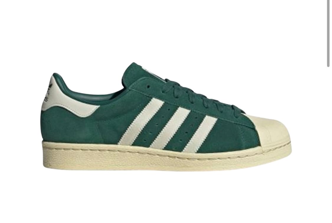 [새상품]아디다스 슈퍼스타 82 그린 오프 화이트 230,235 상품이미지3