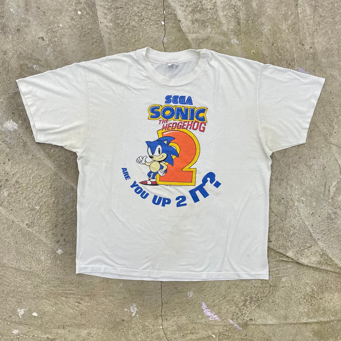 1992 소닉 티셔츠 XL 상품이미지1