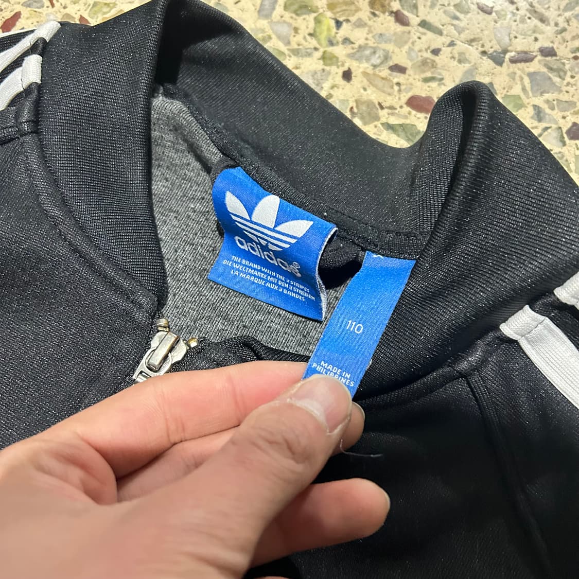 아디다스(ADIDAS)슈퍼스타 블랙 트랙탑 져지 상품이미지4