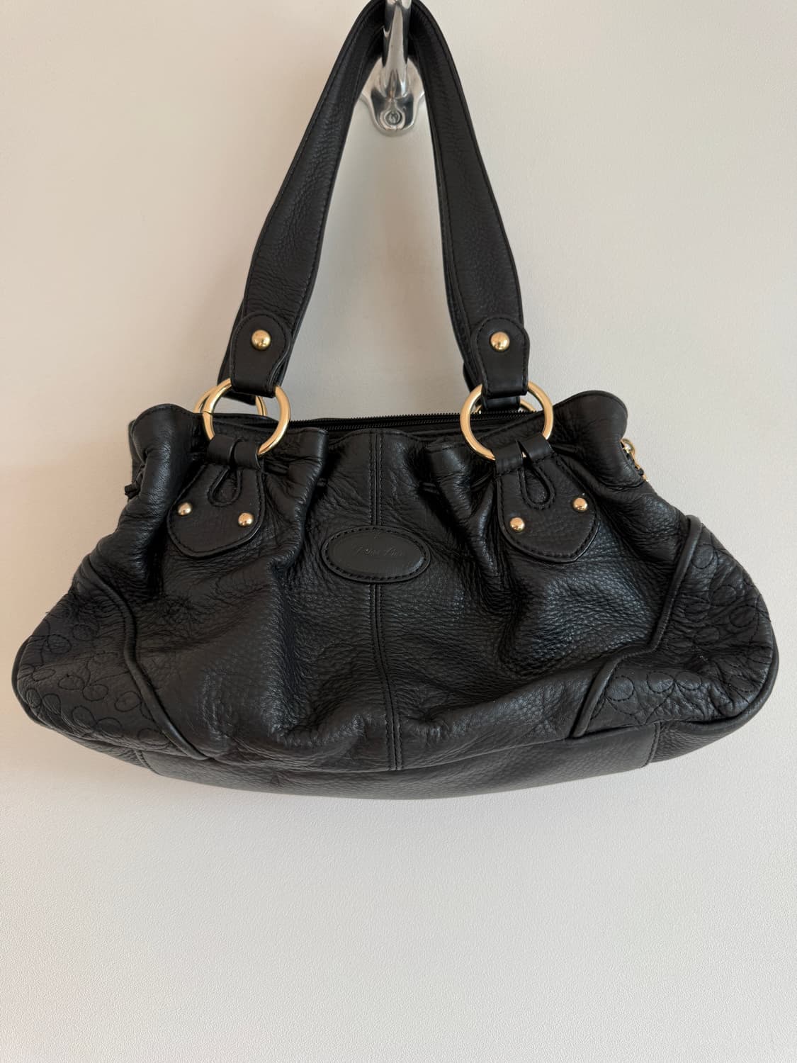 Pre owned 레더 토트 숄더백 상품이미지2