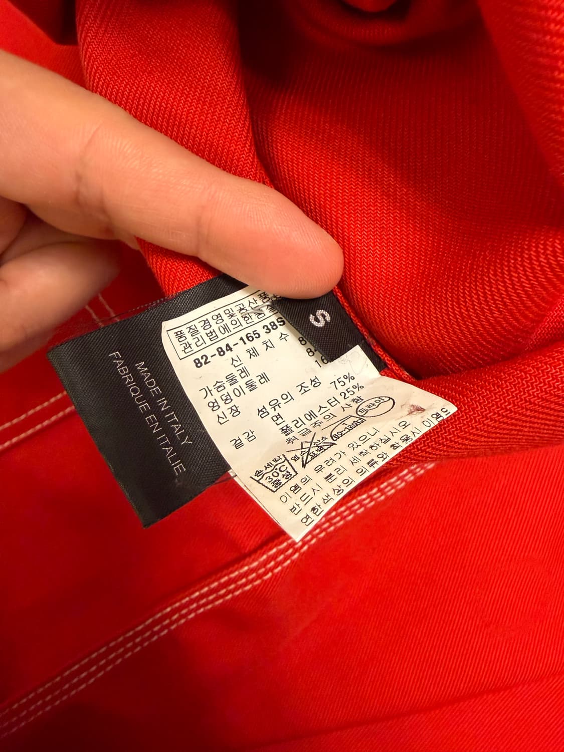 [S] 베트멍 X 칼하트 17SS 워크셔츠 자켓 레드 상품이미지5