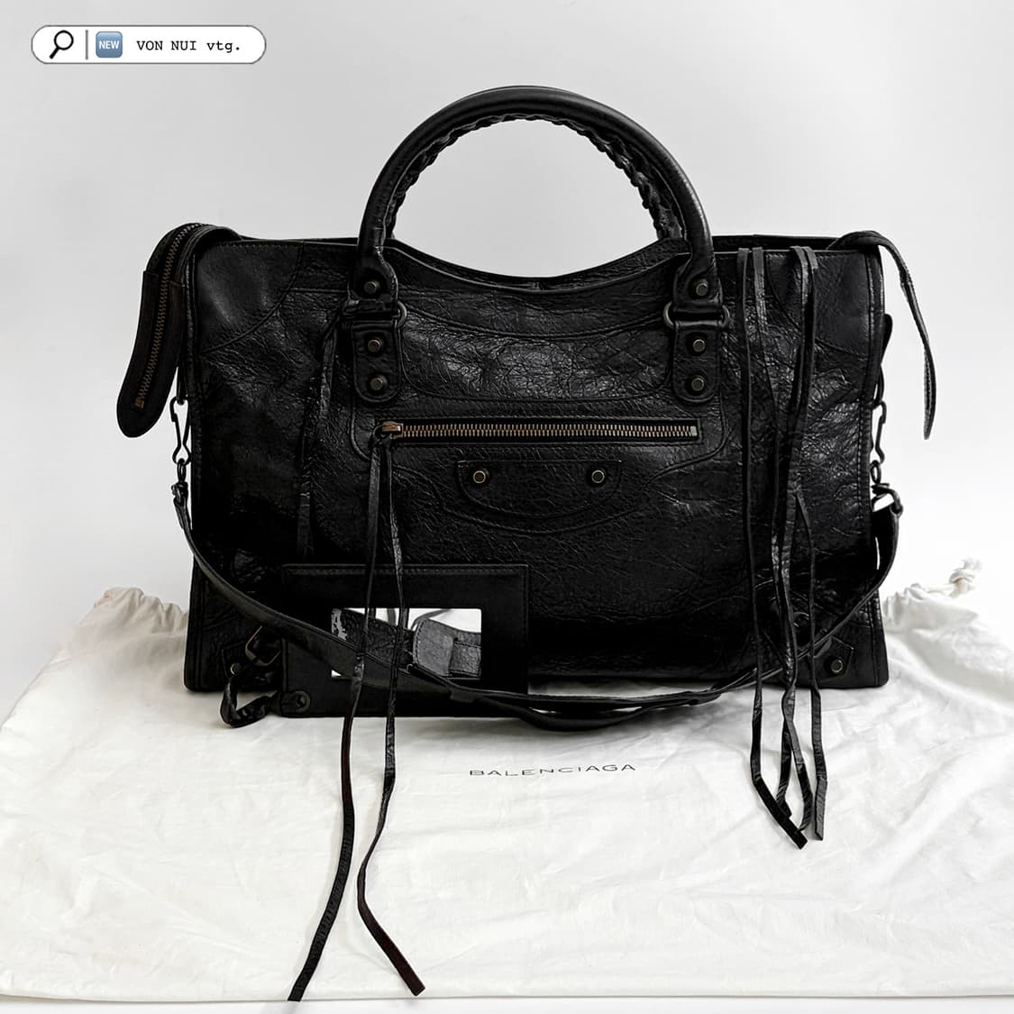 발렌시아가 클래식 시티백 미듐 판매합니다. 상품이미지1