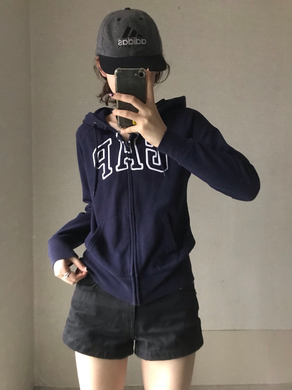 갭 네이비 후드집업 상품이미지4