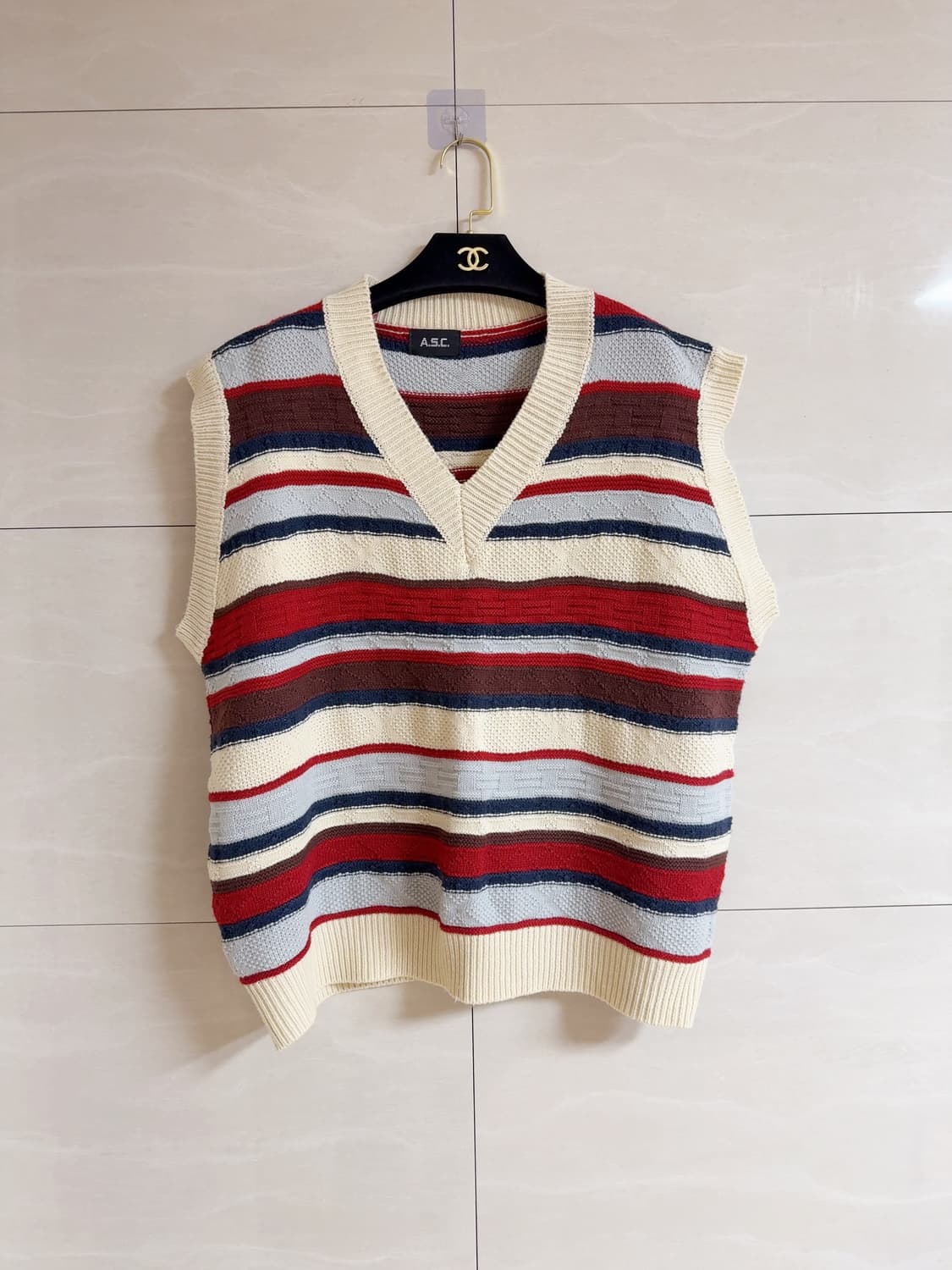 남녀공용 오버핏 니트조끼  상품이미지2