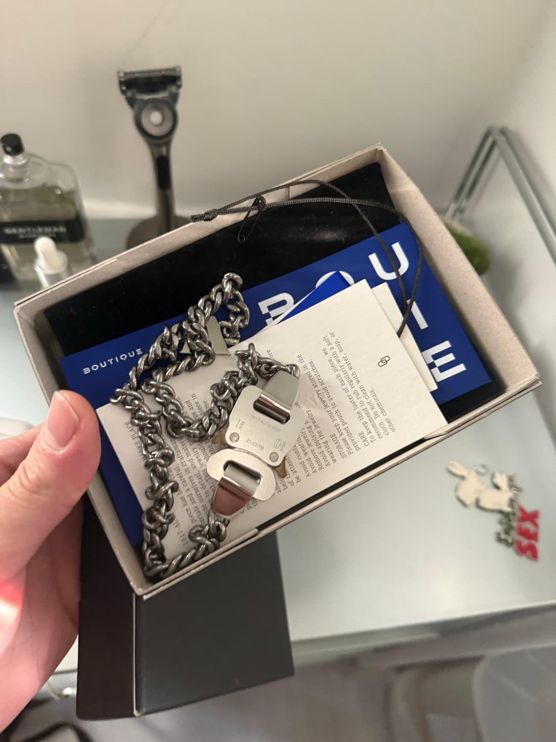 1017 ALYX 9SM CHAIN BUCKLE NECKLACE 상품이미지2