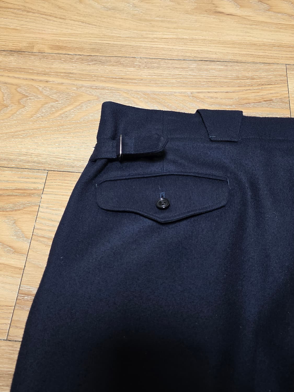 5size택포35만)24fw울테리어 슈퍼파인 멜튼 턱 트라우저 상품이미지7