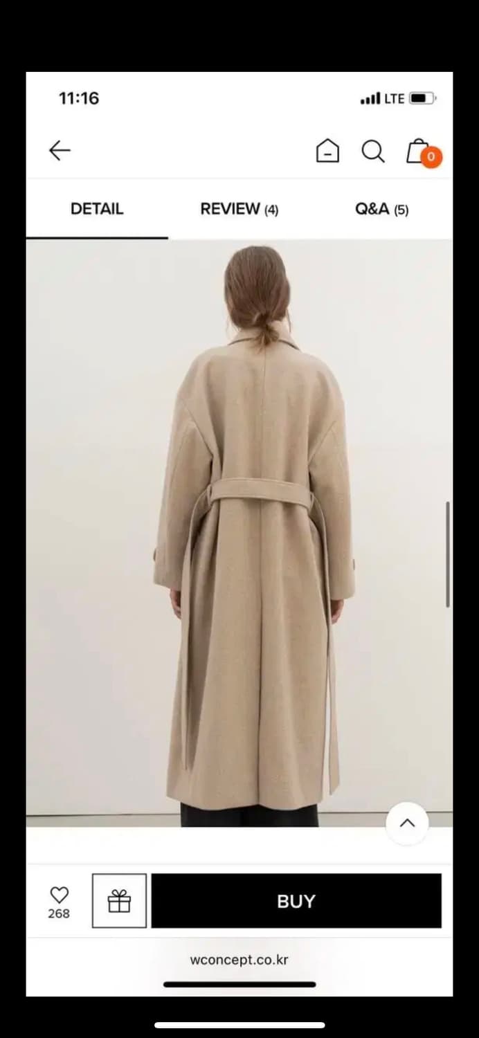 킨더살몬 카르멘 코트 상품이미지3