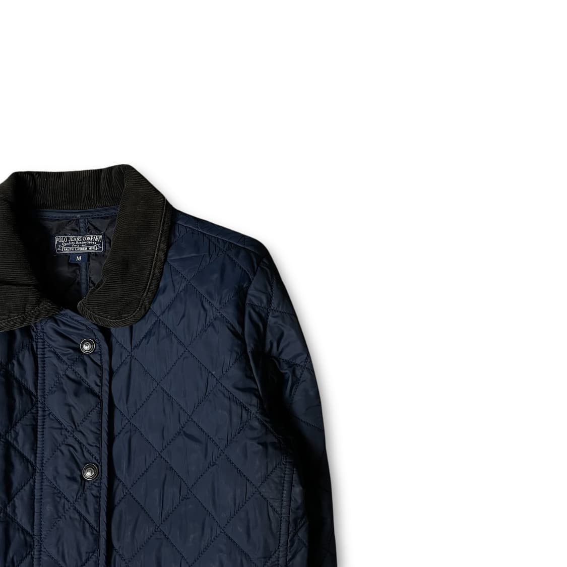 폴로진스컴퍼니 네이비 퀄팅 경량 자켓 M 상품이미지2