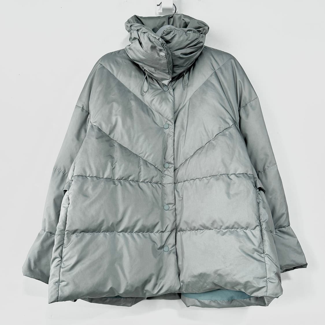 시스템 셔링 구스 하프 패딩 상품이미지3