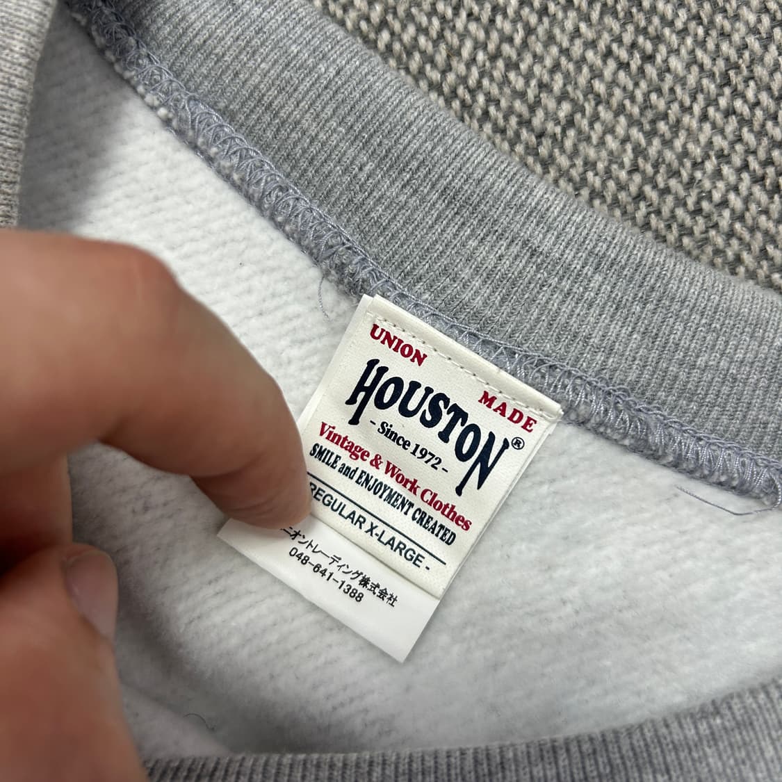 휴스턴재팬 찰리 브라운 그레이 맨투맨(XL) 상품이미지2