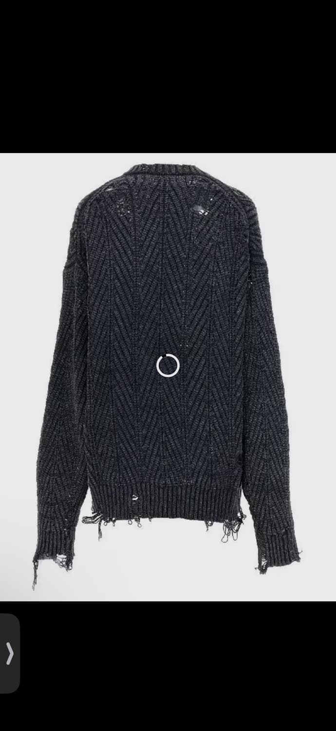 미하라 야스히로 데미지 블리치 니트탑 48 상품이미지2