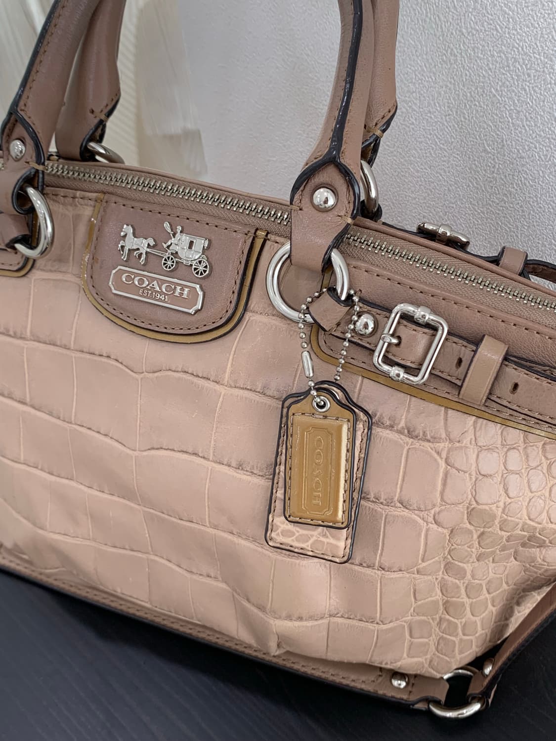 💗 Coach begie pink bag 상품이미지3