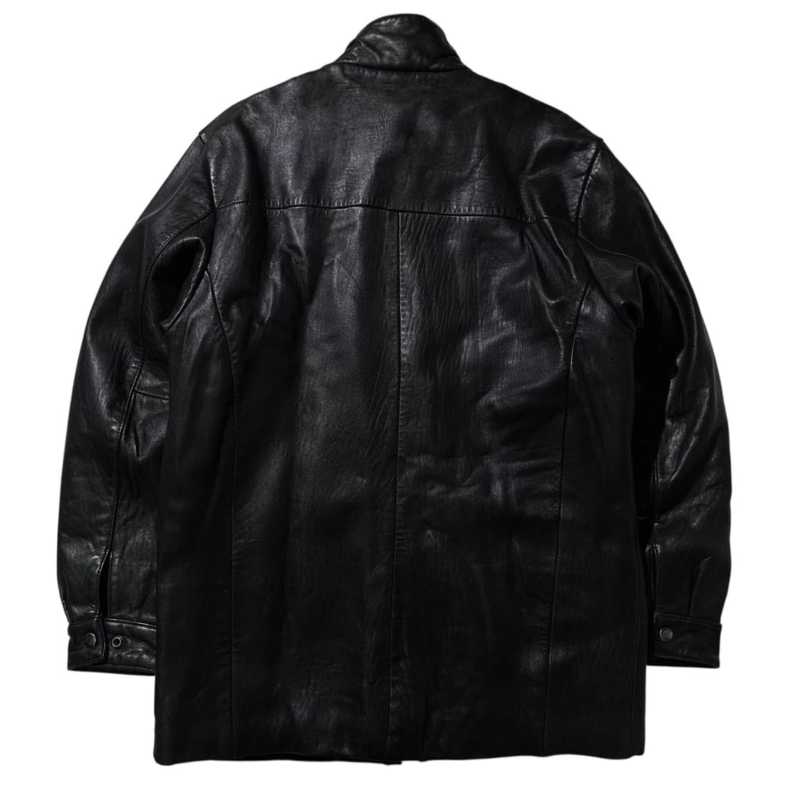 Kirkland 램스킨 싱글 레더 카코트 블랙 상품이미지2