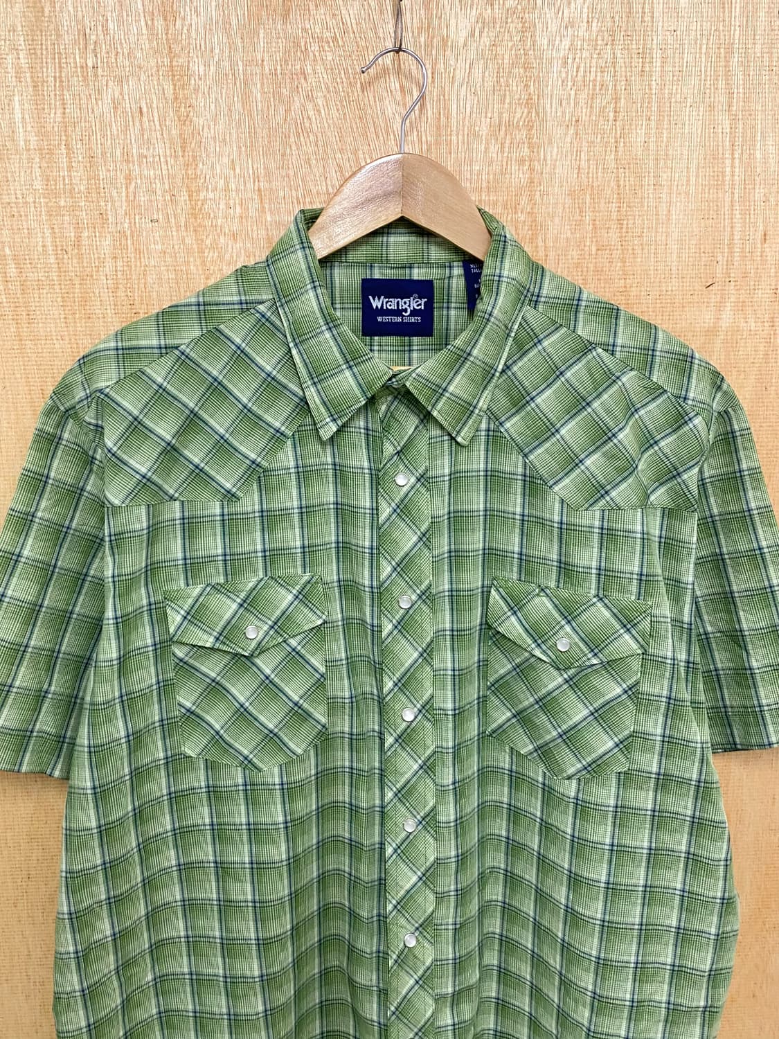 WRANGLER ombre check western shirts 옴브레 상품이미지5