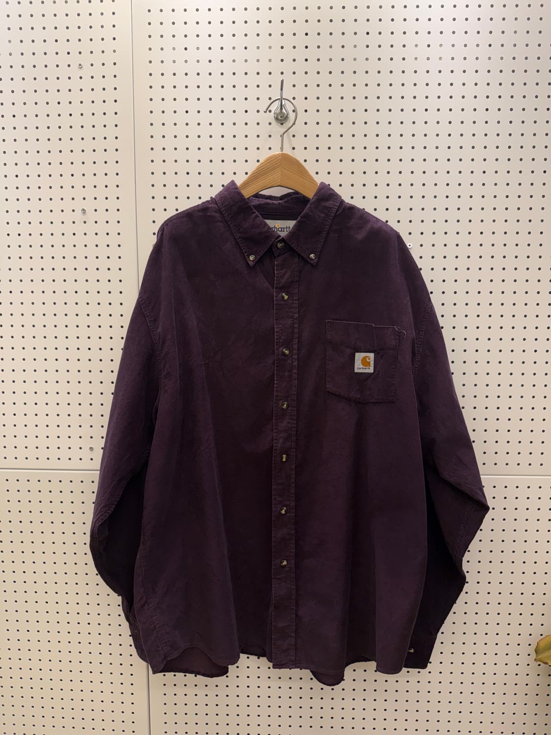 칼하트 코듀로이 박시핏 워크 셔츠 U24 상품이미지2