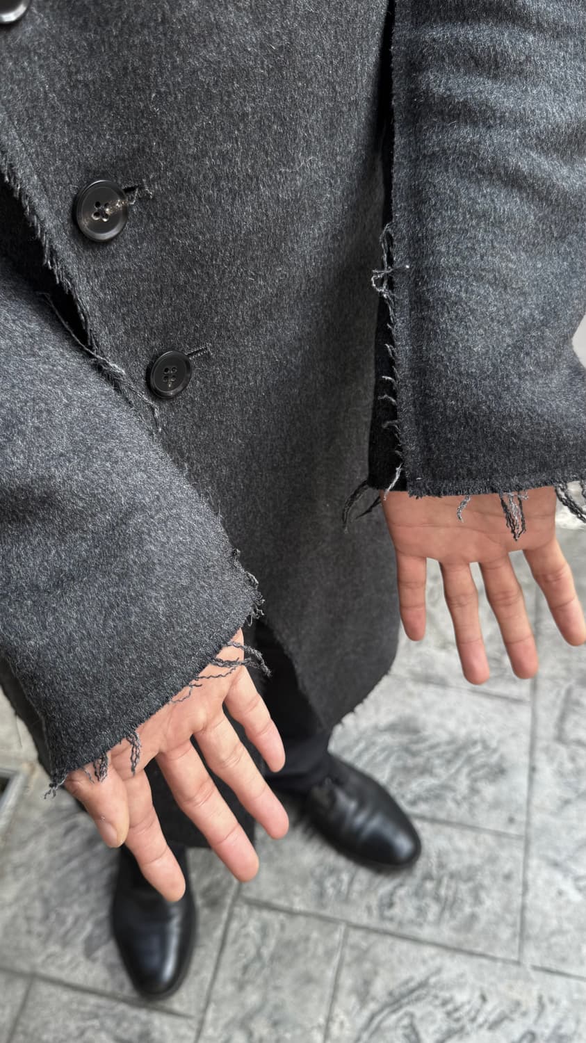 NO ID 프론트 넥 코트 상품이미지4