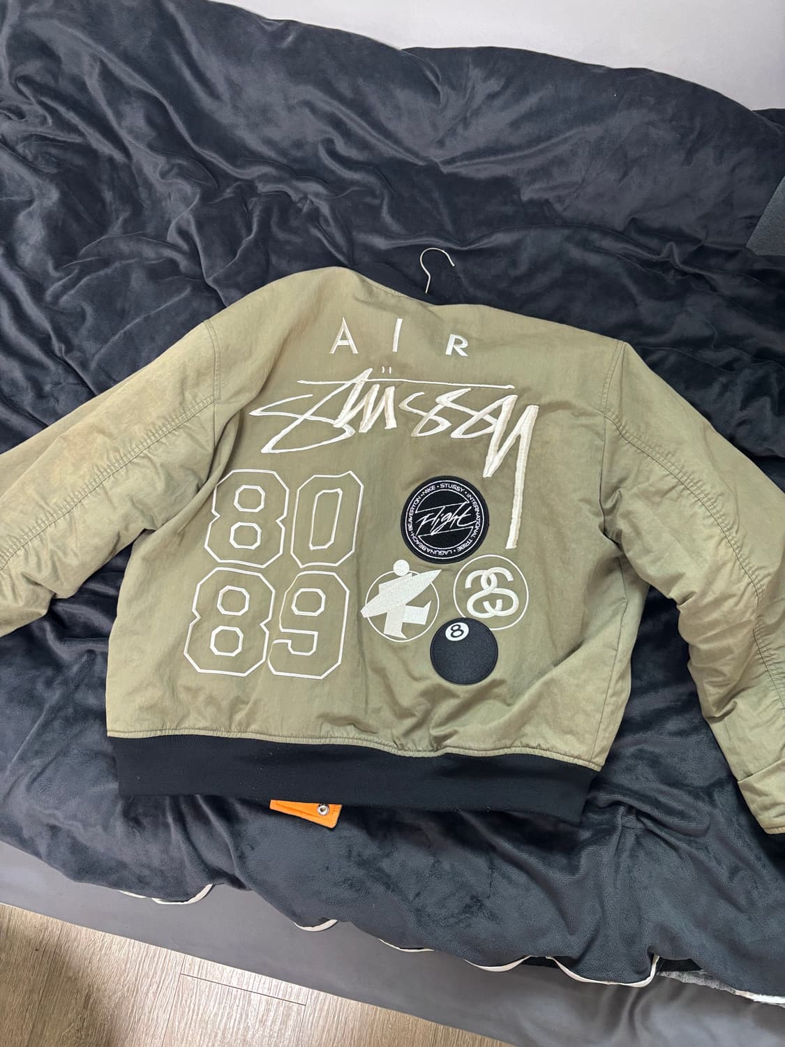 [M]나이키 x 스투시 나투시 리버시블 자켓 올리브 상품이미지2