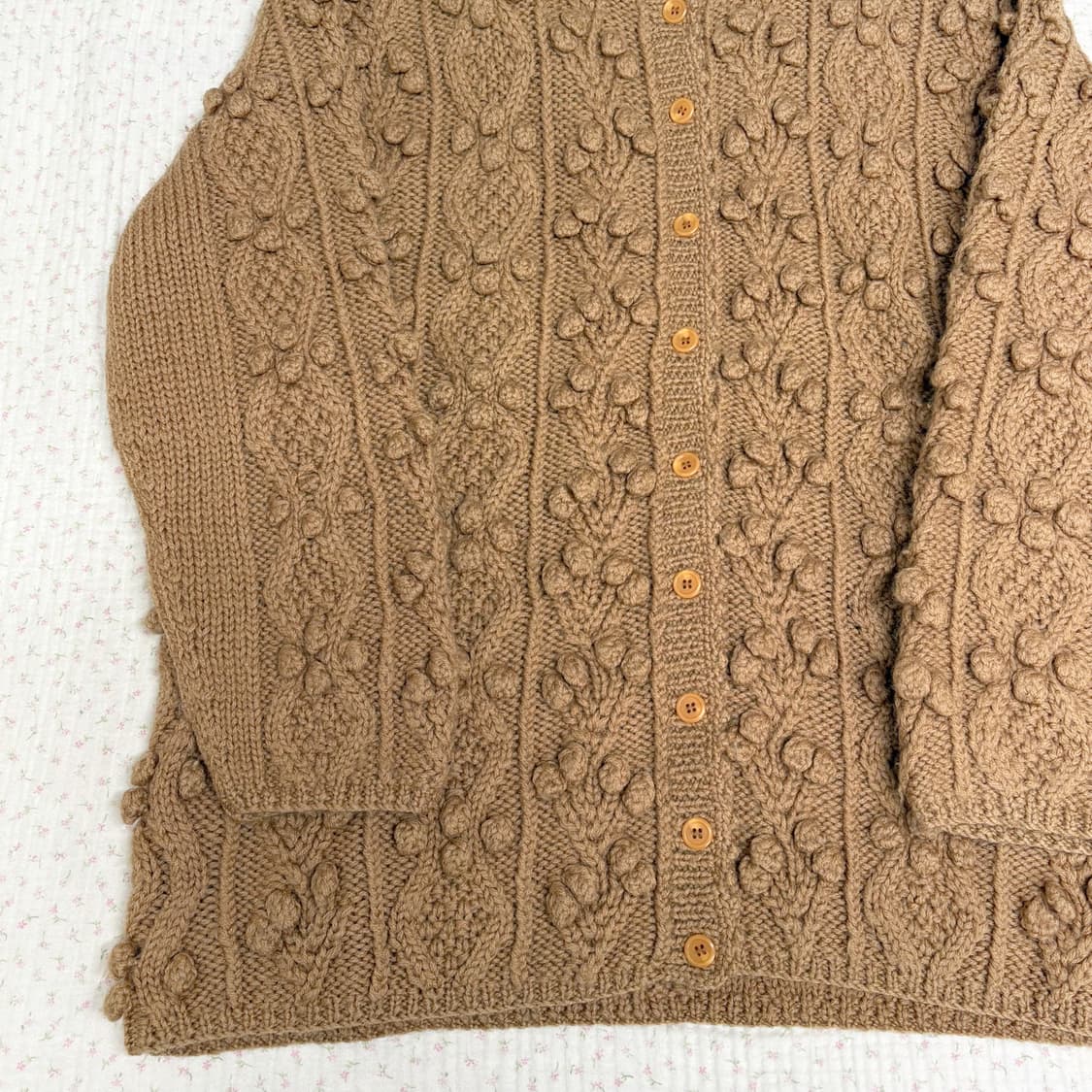 JPN/ 세일로팝콘가디건 브라운팝콘가디건 모리걸가디건 상품이미지6