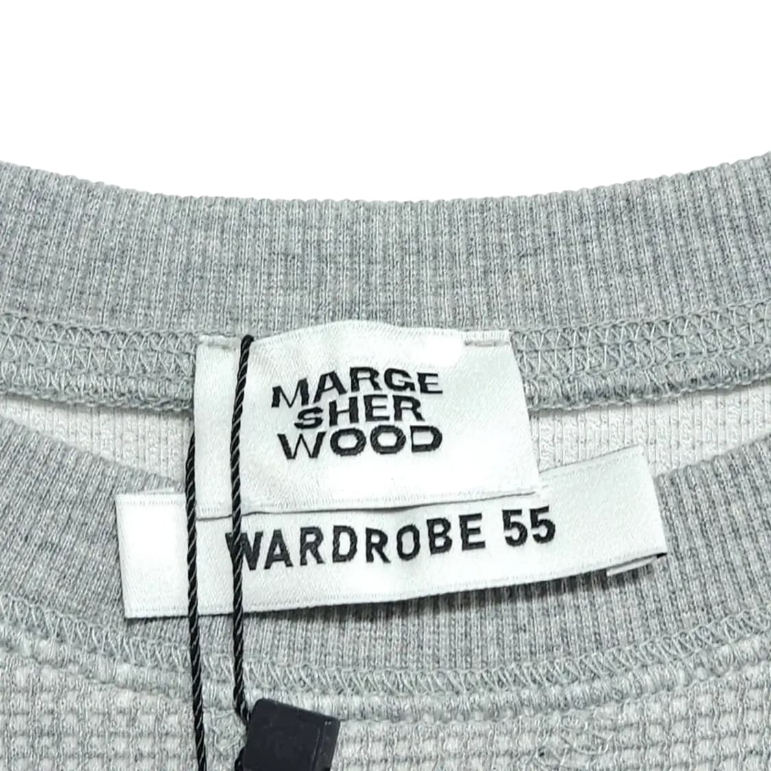 마지셔우드 MARGESHERWOOD 와플 프린트 티셔츠 (새상품) 상품이미지5