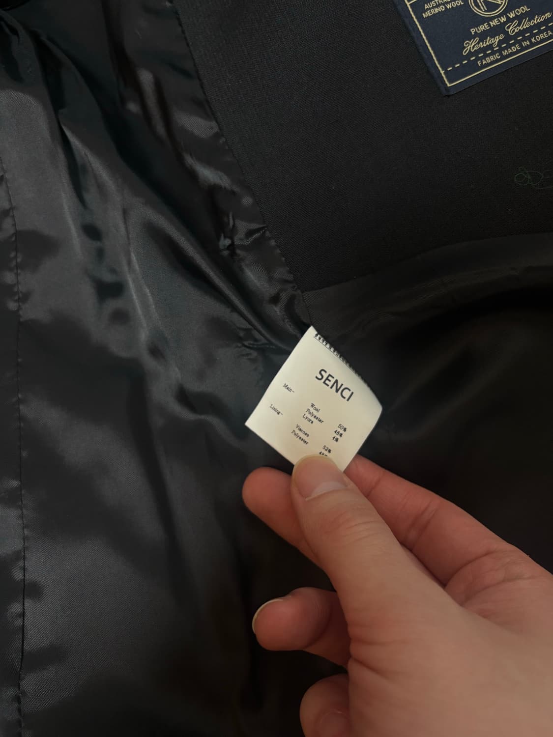 SENCI 블랙 롱코트 2size 판매합니다 상품이미지2