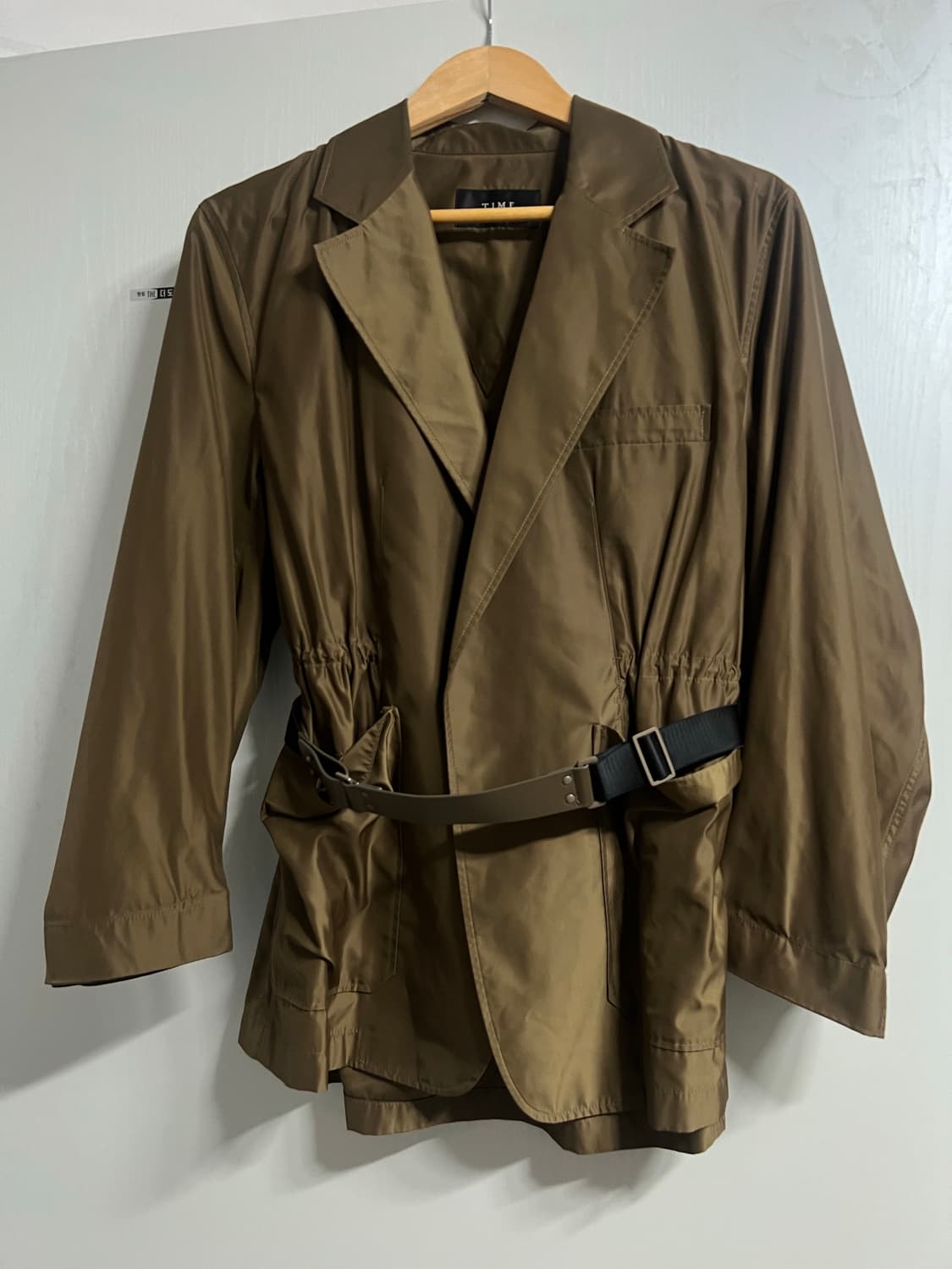 타임 여성 벨티드 간절기자켓 44-55 상품이미지1