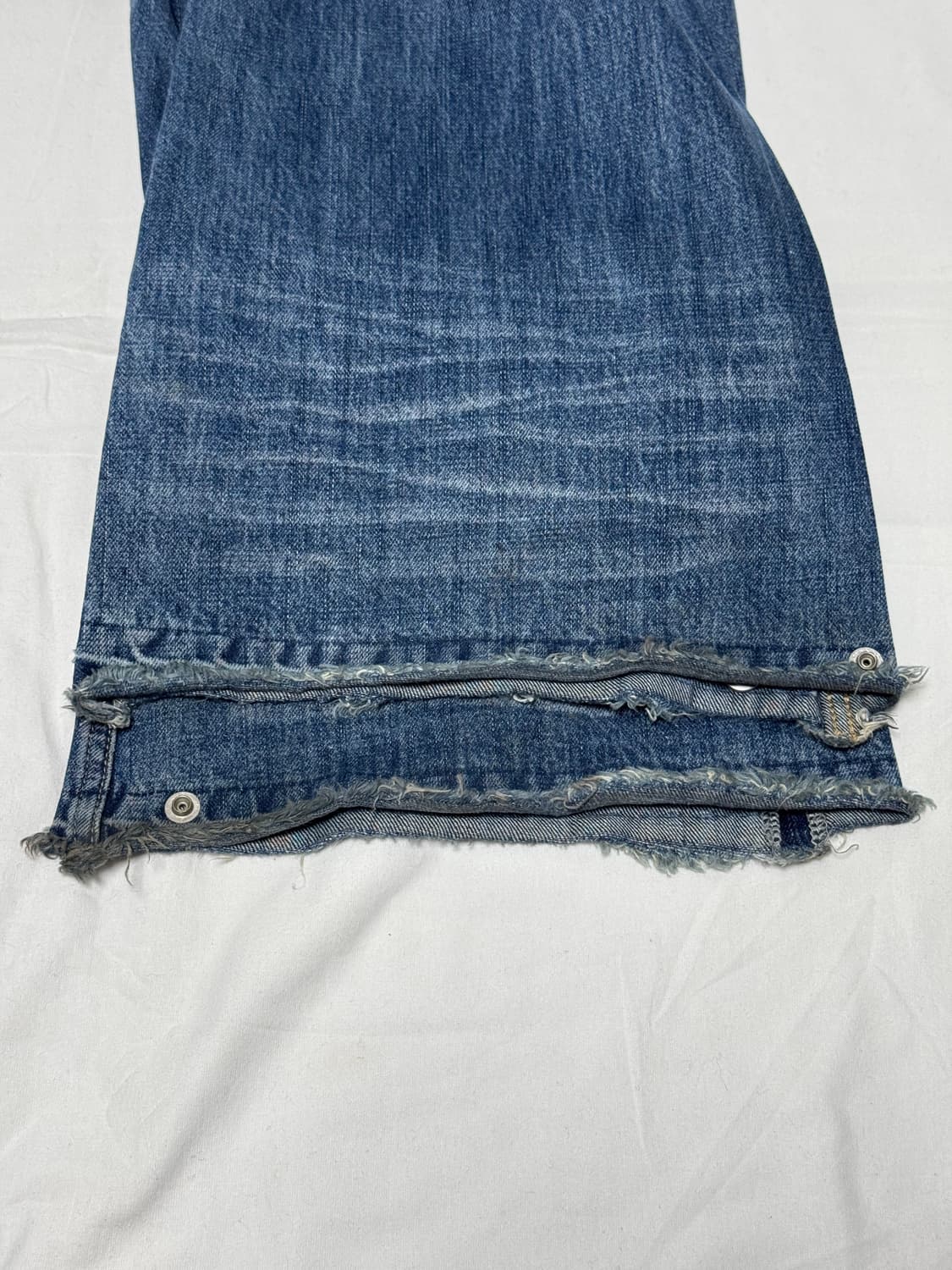 로어링라드 / 플레어 워시드 데님팬츠 (블루) / L 상품이미지5