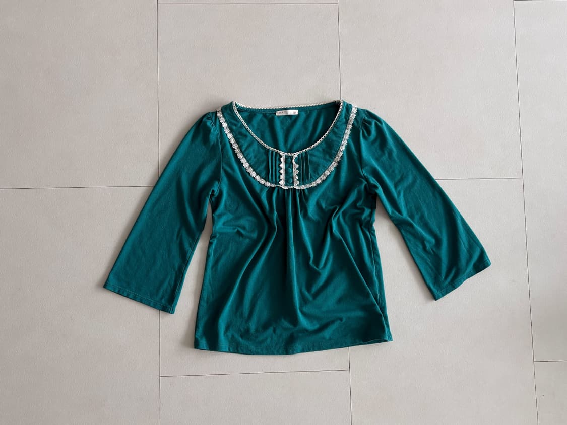 lace collar tee 상품이미지1