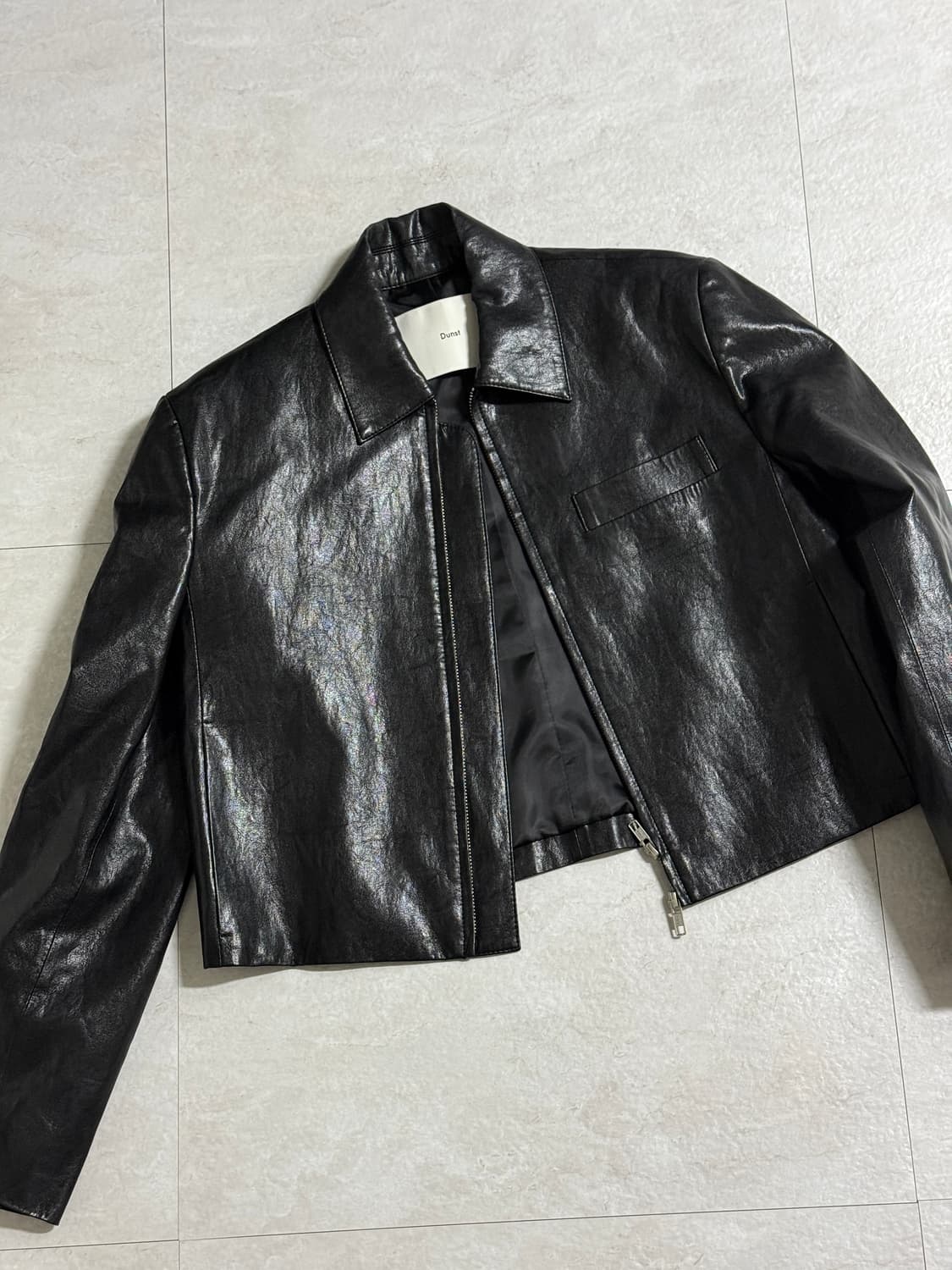 던스트 레더자켓 상품이미지1