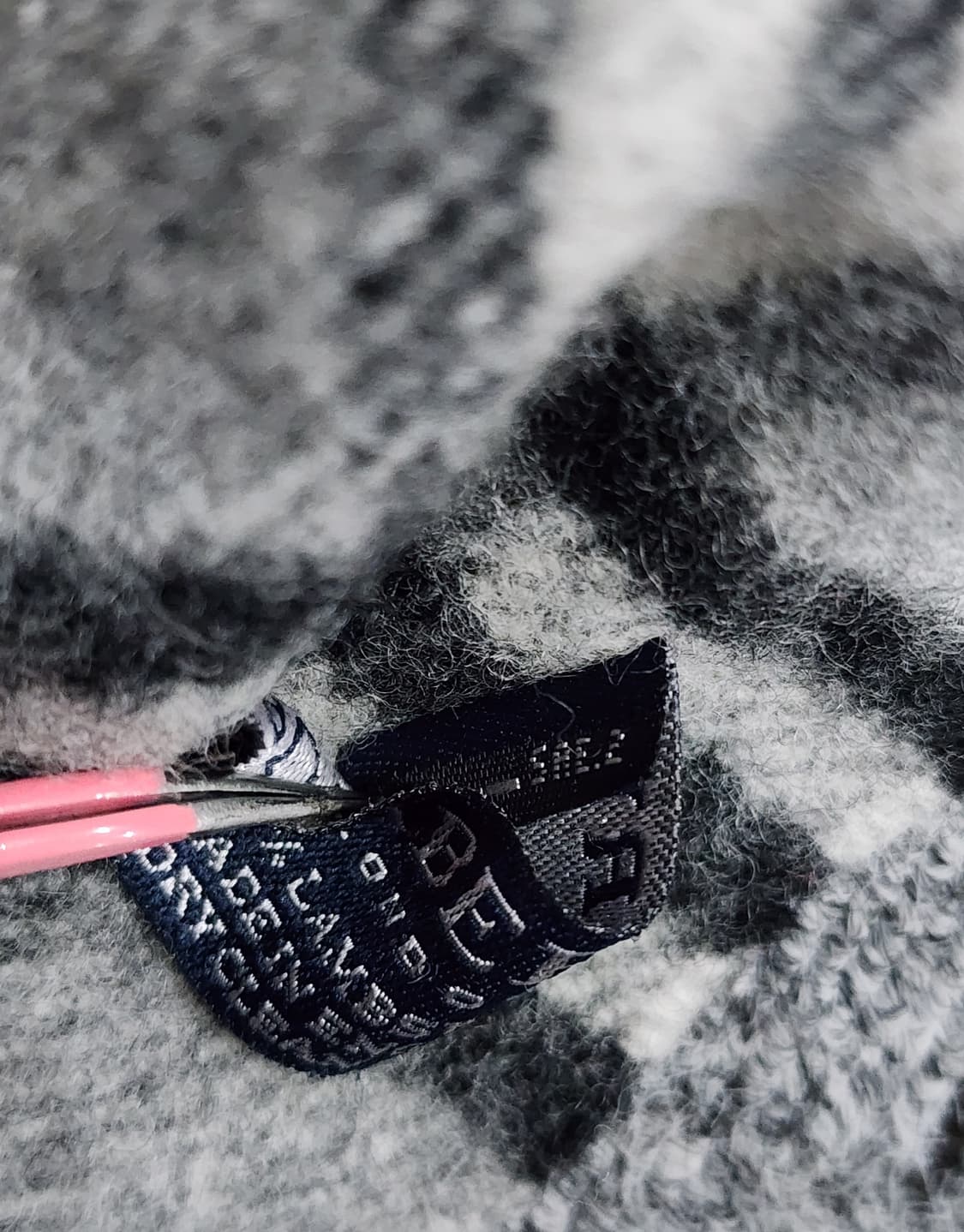 버버리 램스울 노바체크 그레이 머플러 목도리 상품이미지4