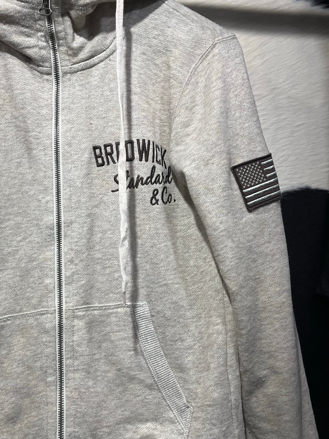 Y2K 패치 자수 후드집업 상품이미지4