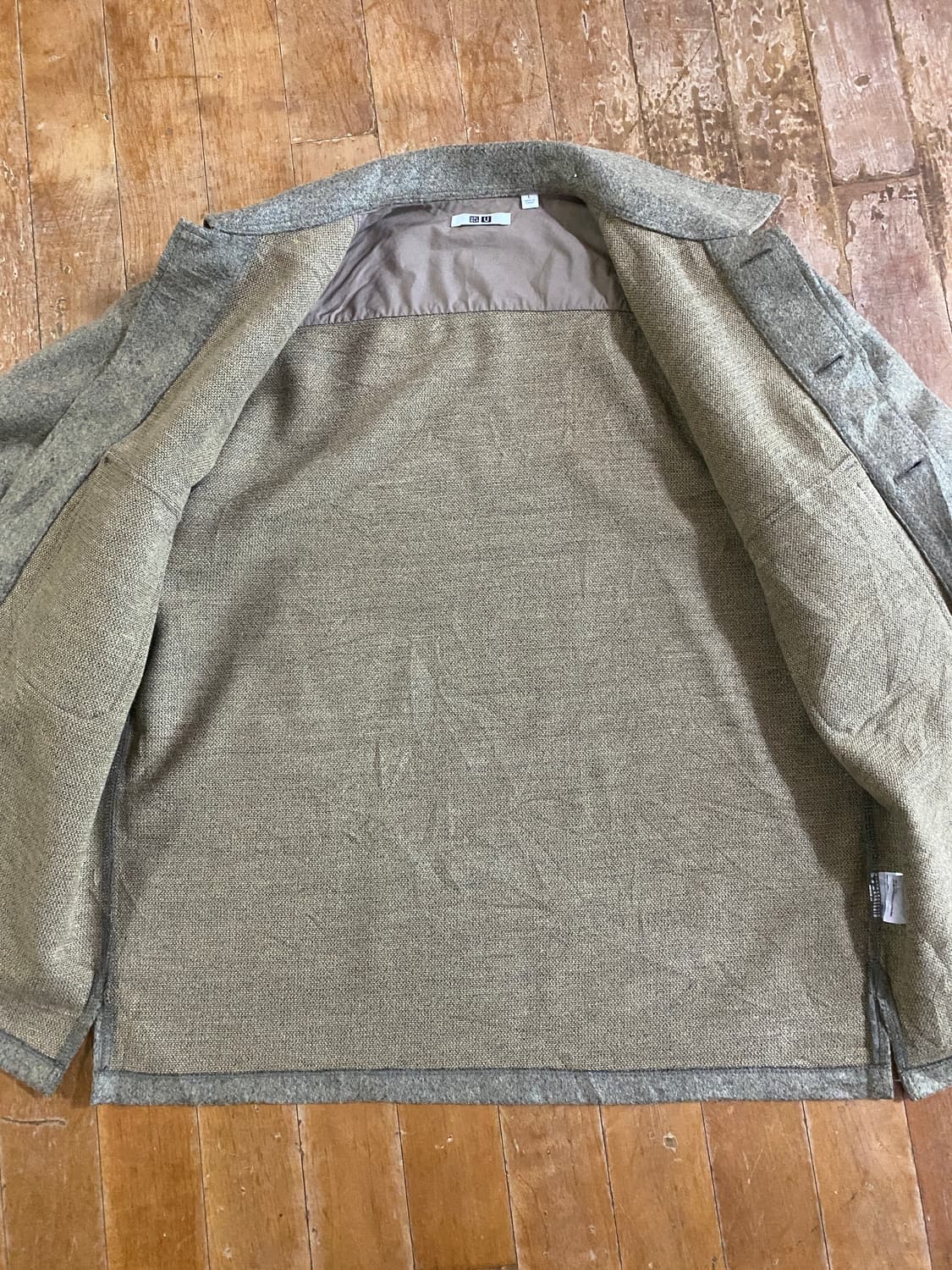 유니클로 U라인 셔츠 자켓 L 상품이미지4