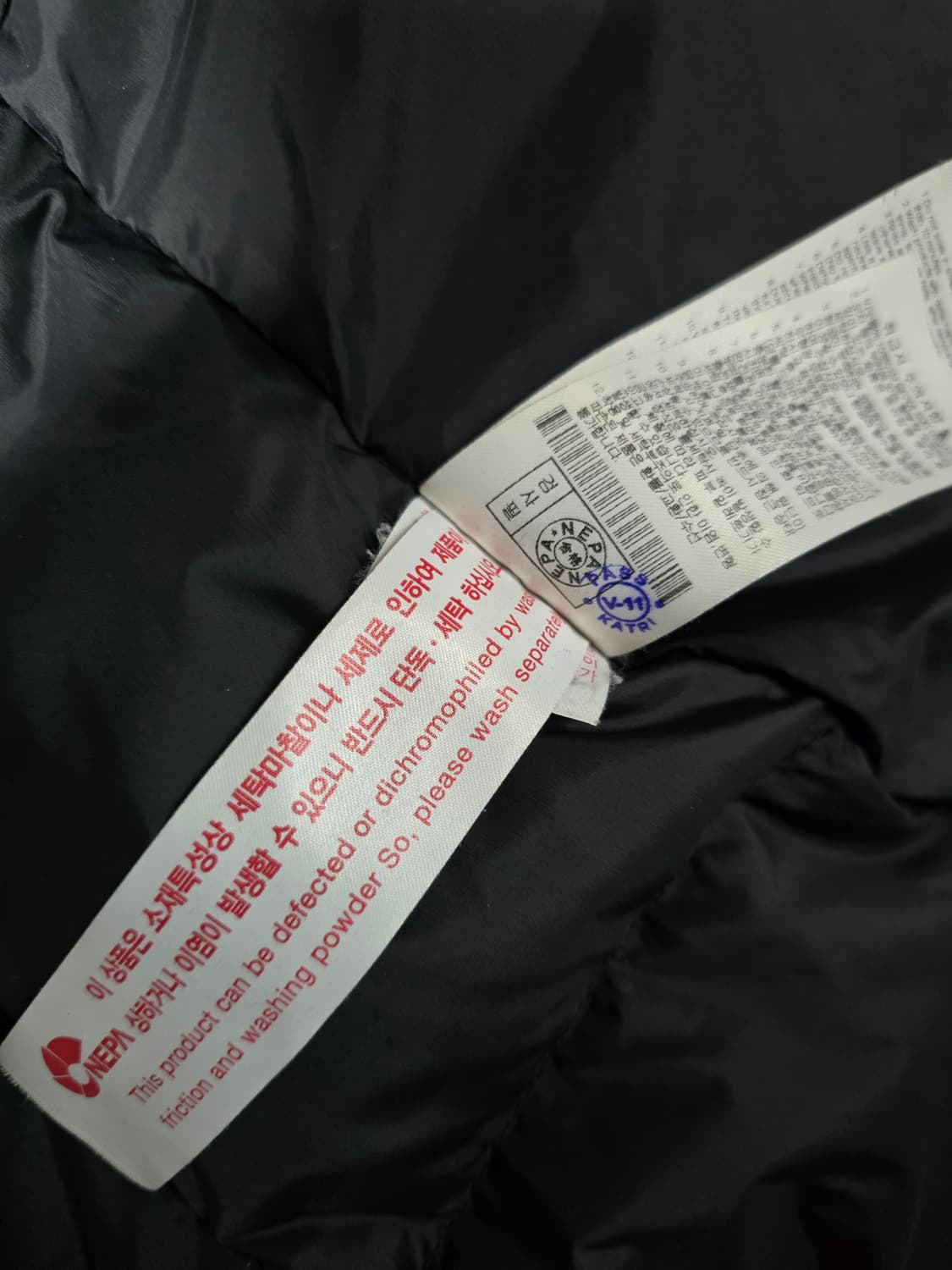 네파 여성 구스다운 롱패딩.  싸이즈95 상품이미지10