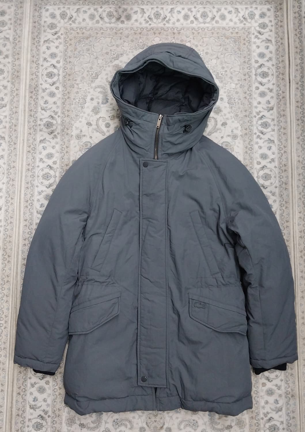 라코스테 그레이 후드 패딩 점퍼 95 상품이미지1