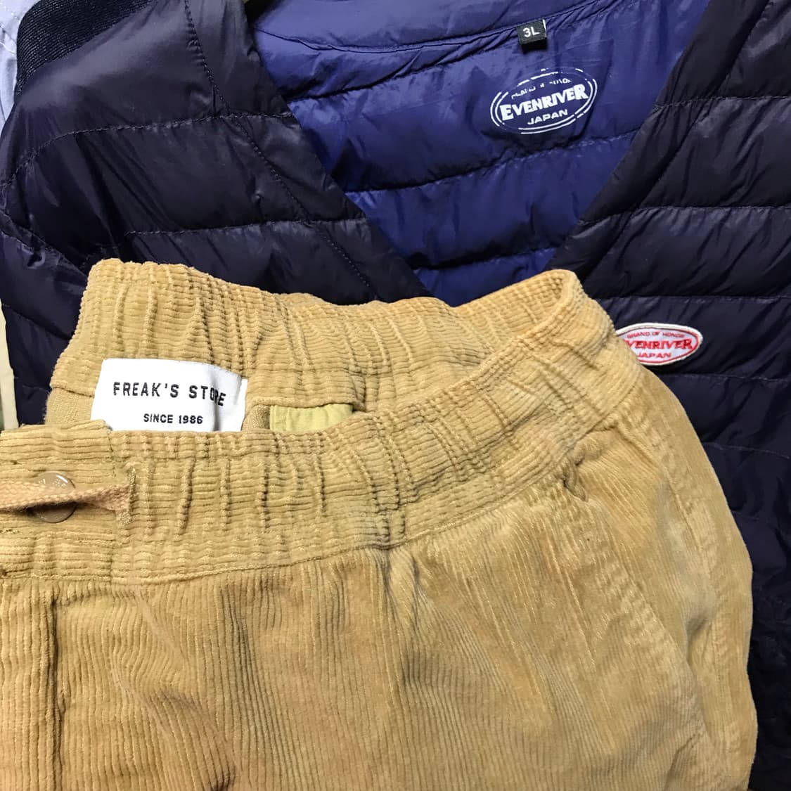 재팬 프릭스스토어 와이드 코듀로이 조거팬츠 상품이미지2
