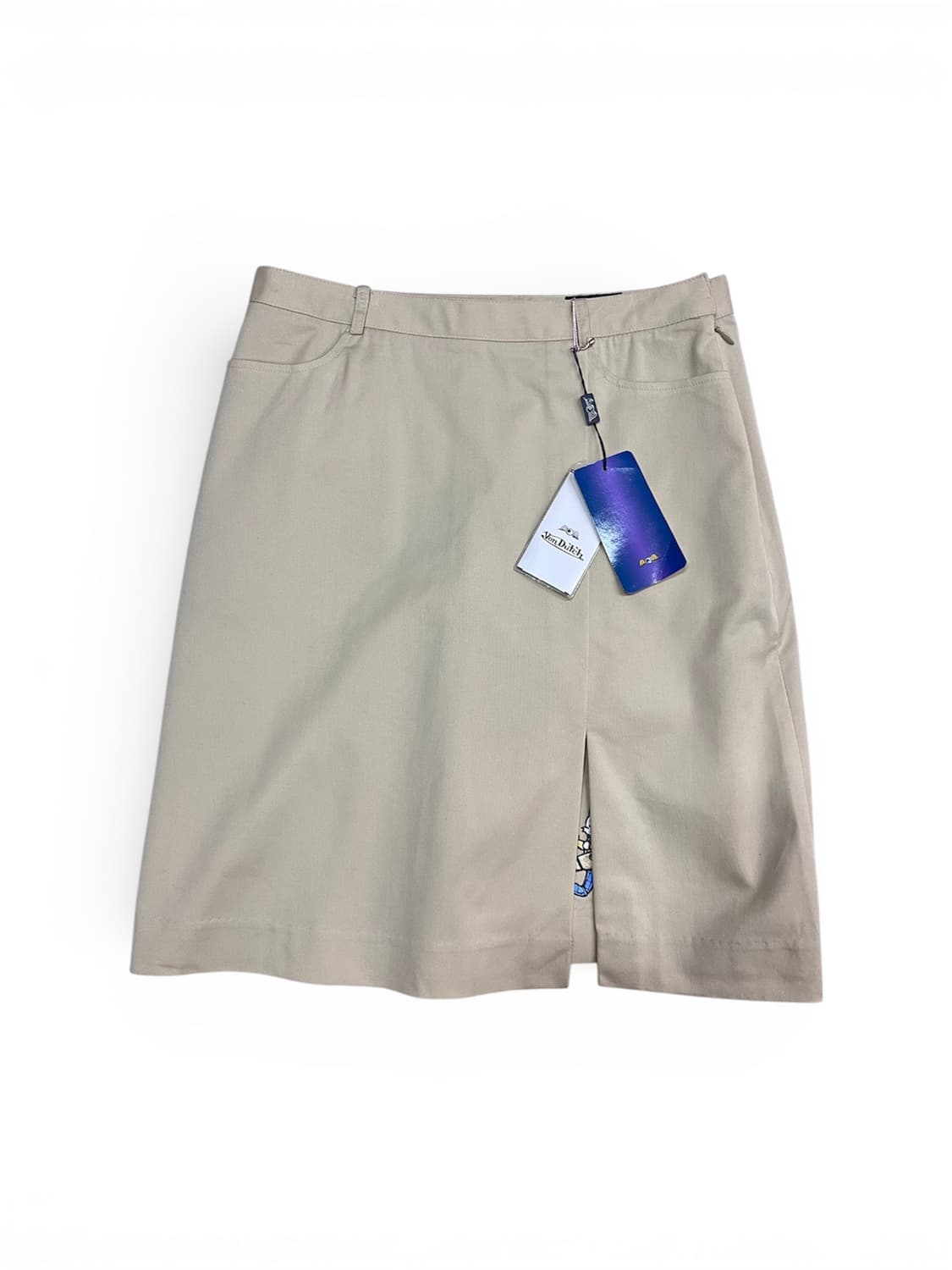 본더치 베이지 미디 스커트 상품이미지1