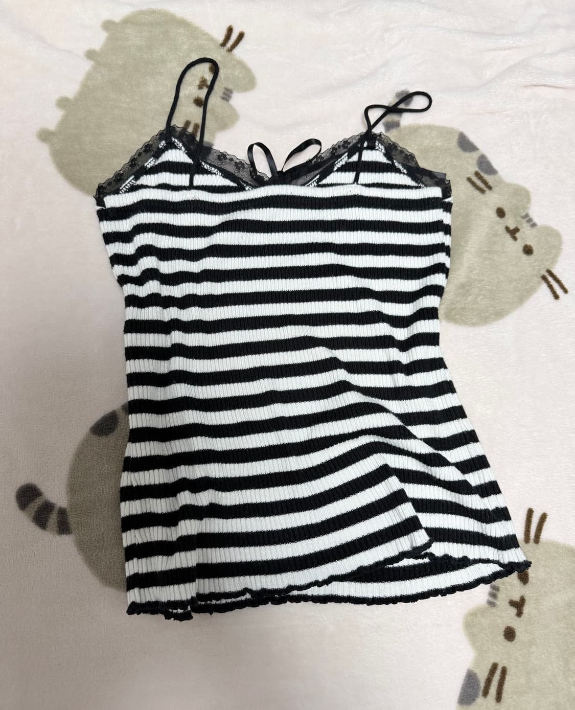 스트라이프 슬리브리스 나시티 상품이미지2