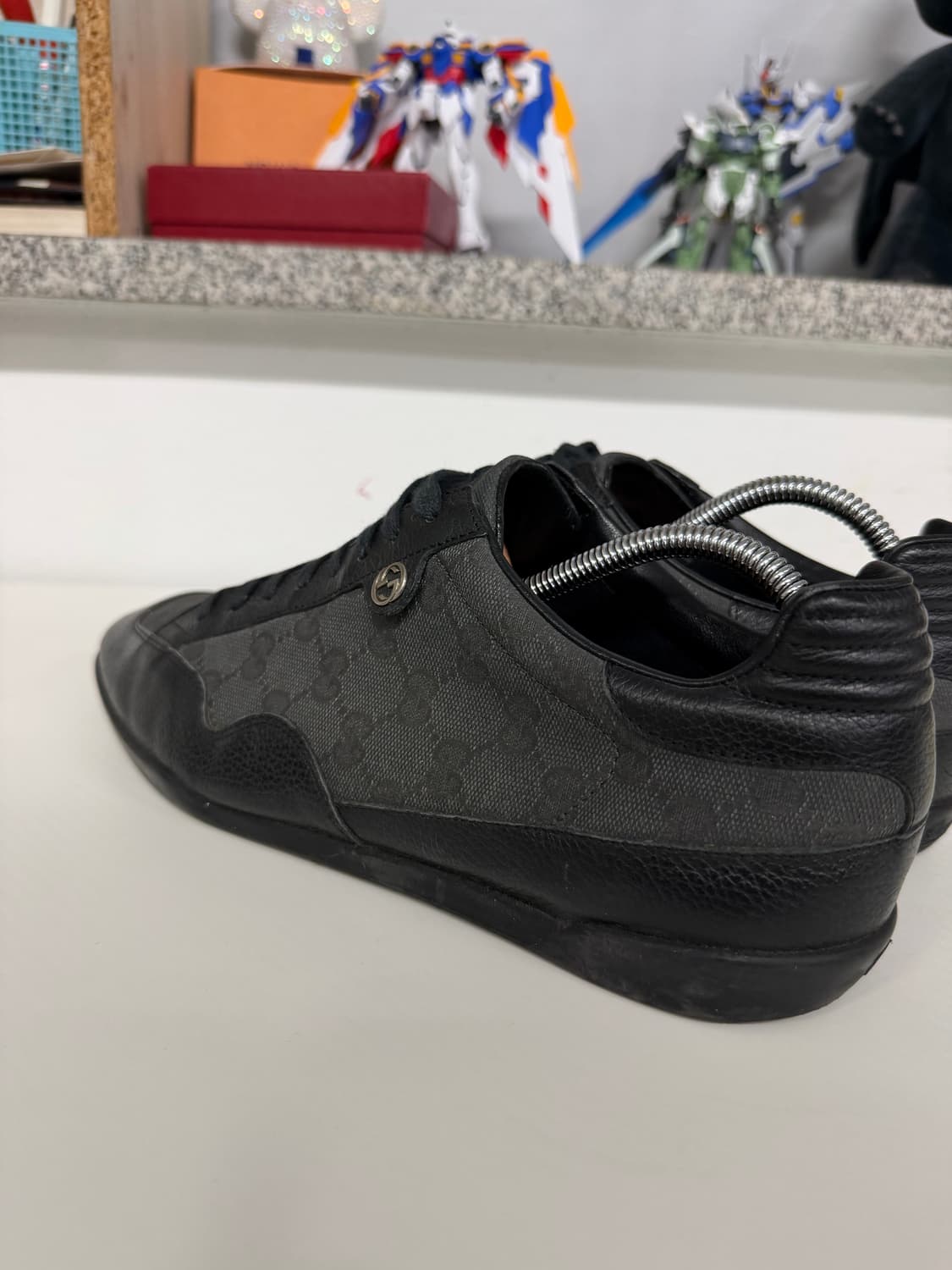 정품) 구찌 마몬트 GG로고 남성 스니커즈 새제품급 8.5 상품이미지7