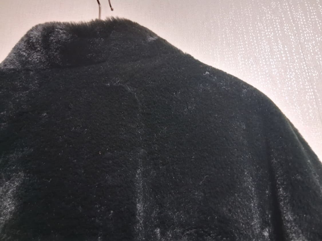 일본빈티지수입 CORISCO 친환경  브이넥 검정 모조밍크쟈켓 남성100 상품이미지7