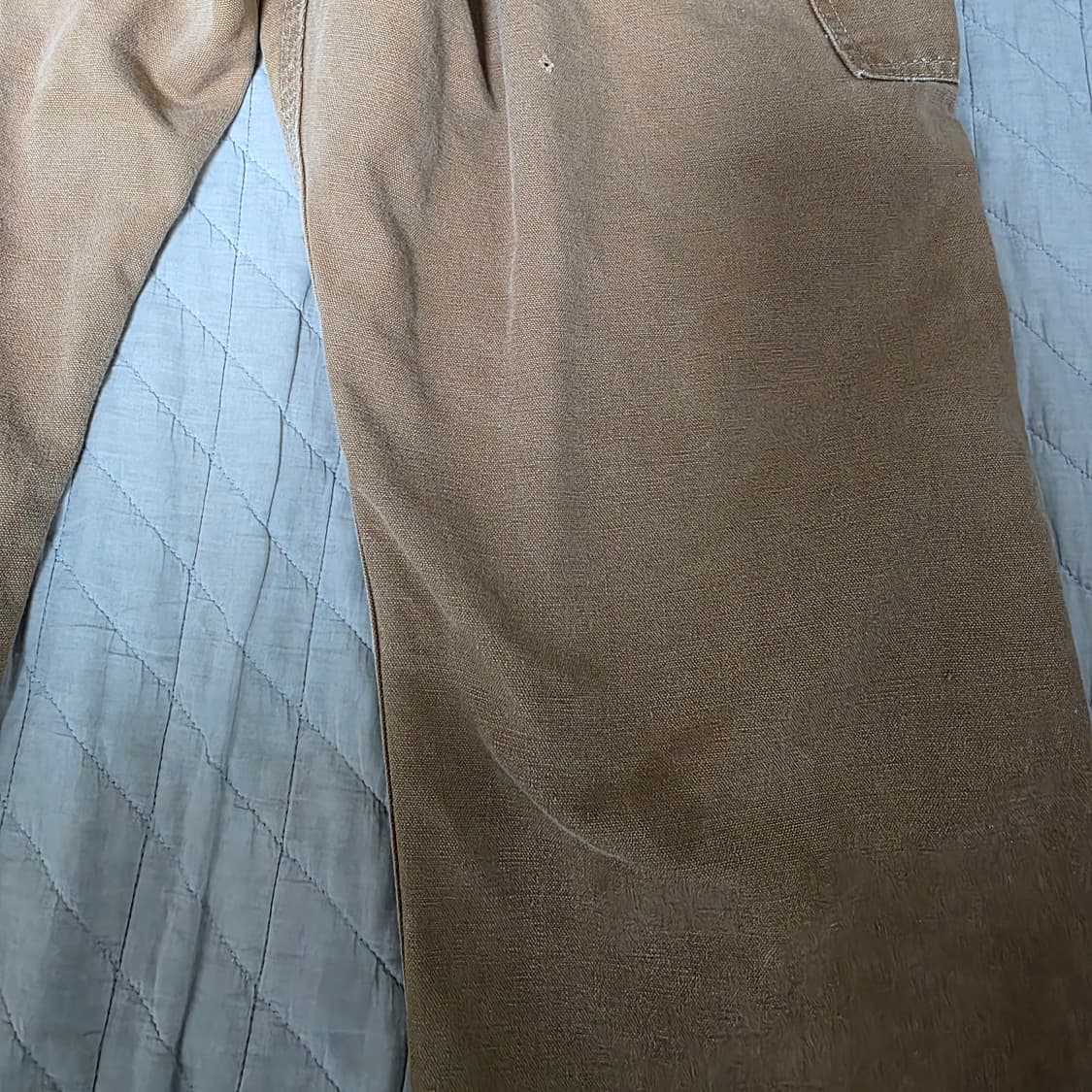[40] 70s 빈티지 칼하트 구형 더블니 워크팬츠 탄 베이지 상품이미지7