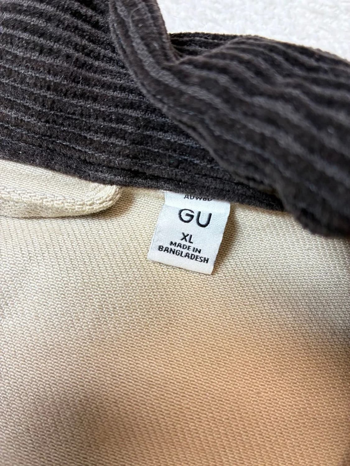 지유 GU 워시드 코튼 아메카지 워크 자켓 PN7601 상품이미지8