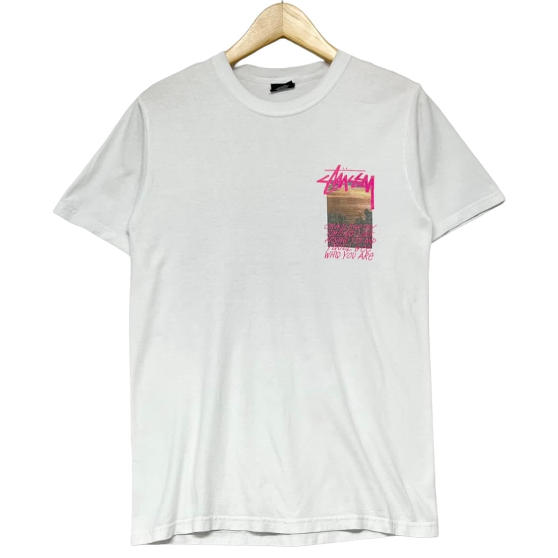 스투시 Stussy 라구나 비치 반팔 티셔츠 화이트 상품이미지2