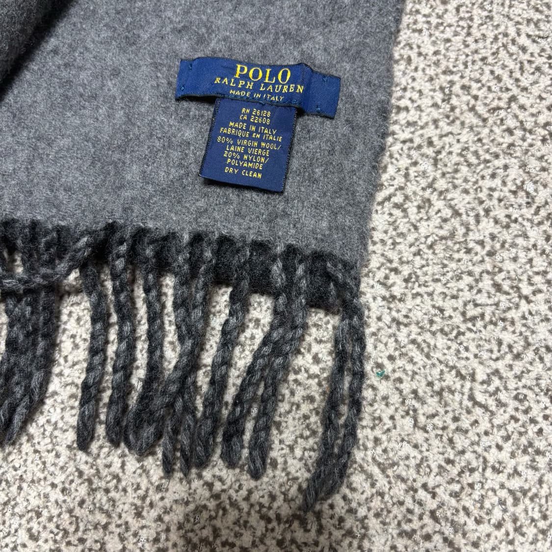 [택포,울80] 폴로 랄프로렌 투웨이 이태리 머플러 목도리 [A+] 상품이미지3