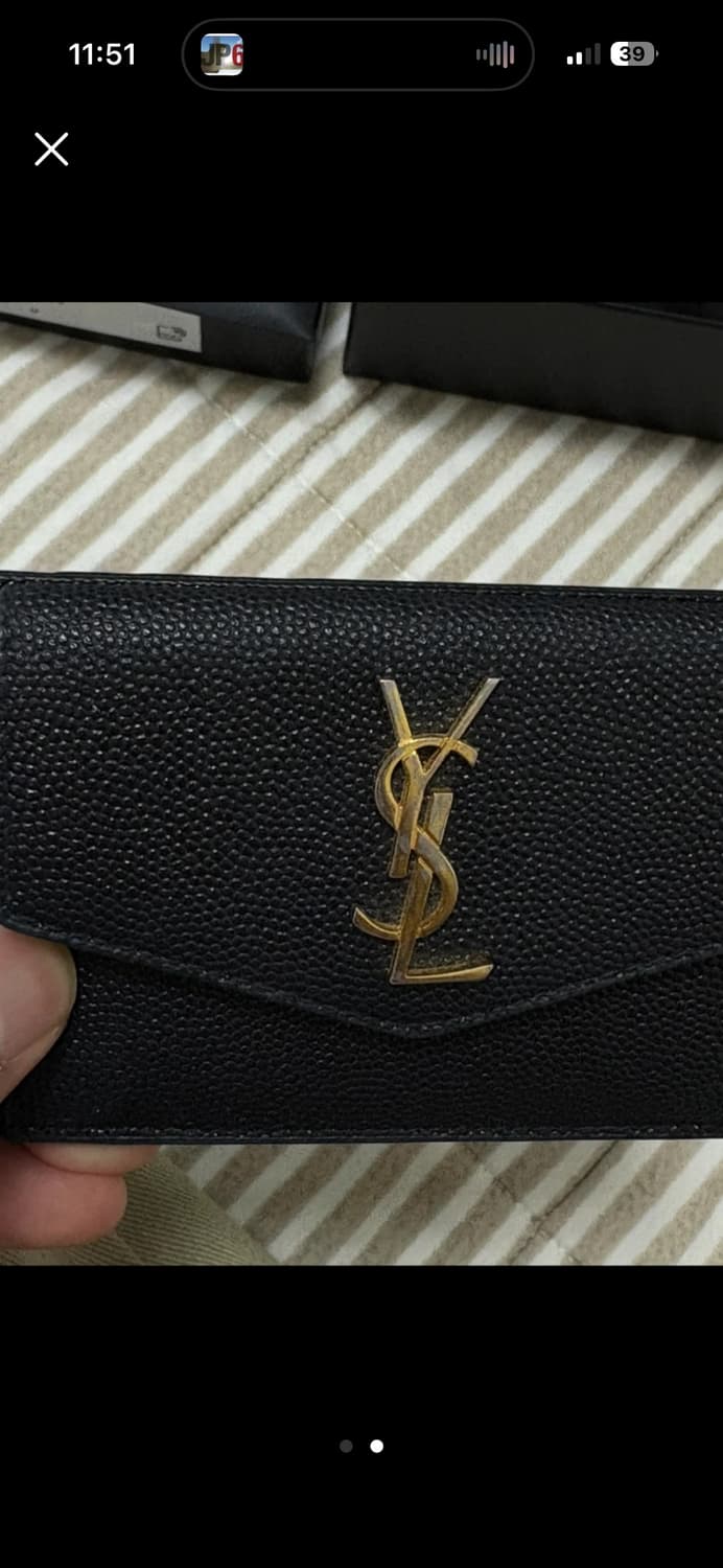 입생로랑 카드지갑 풀박스 판매합니다 상품이미지2