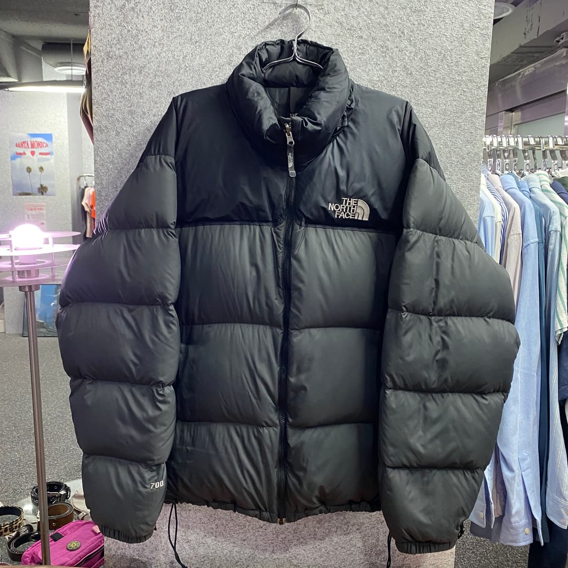 노스페이스 700 나일론 그레이 패딩 B3433 상품이미지2