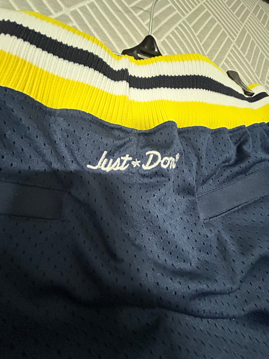 Just Don Michigan Wolverines Shorts 농구바지 상품이미지3