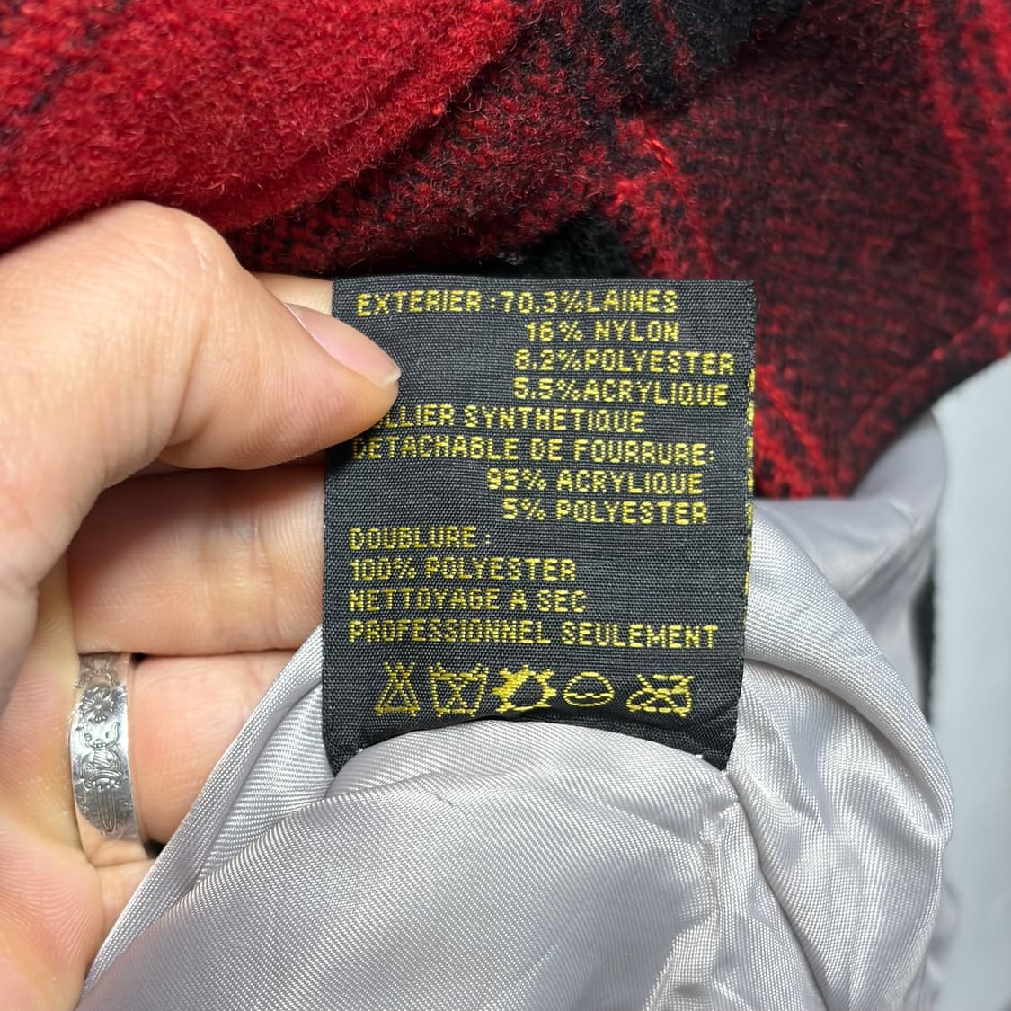 SCHOTT 버팔로 울 체크 G-1 상품이미지8