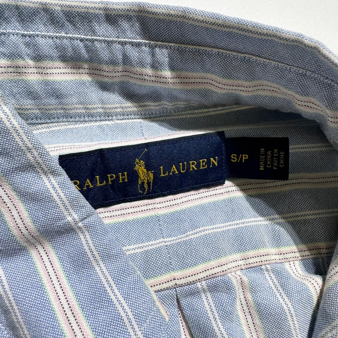 폴로 랄프로렌 포니로고 옥스포드 스트라이프 셔츠  상품이미지4